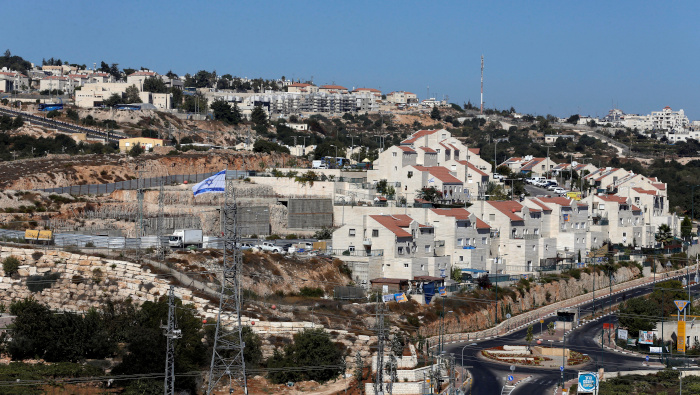 Una vista general del asentamiento judío de Kiryat Arba en Hebrón, en Cisjordania ocupada.