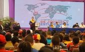 El Congreso Internacional de Jóvenes y Estudiantes están participando más de 1.500 miembros de 25 delegaciones internacionales.