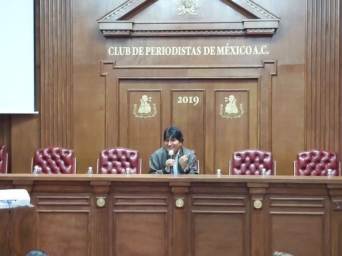 Evo Morales insistió que la Organización de Estados Americanos (OEA) participó en el golpe de Estado consumado en Bolivia.