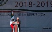 El jefe de Estado mexicano, reiteró que la educación, salud y pensión se han convertido en derechos constitucionales.