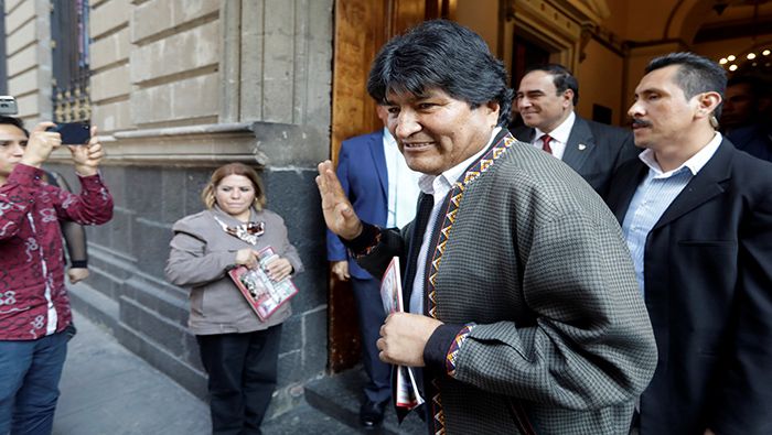 Evo Morales recibió el asilo en México el pasado 11 de noviembre y llegó al país un día después.