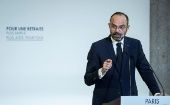 El primer ministro francés Edouard Philippe revela los detalles del plan de reforma de pensiones ante el Consejo Económico, Social y Ambiental 
