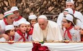 Aunque sea la fecha de su cumpleaños, el sumo pontífice continúa su agenda santoral con normalidad. 
