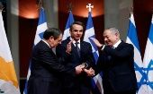 Los máximos dirigentes de Grecia, Israel y Chipre aprobaron la construcción del gasoducto.