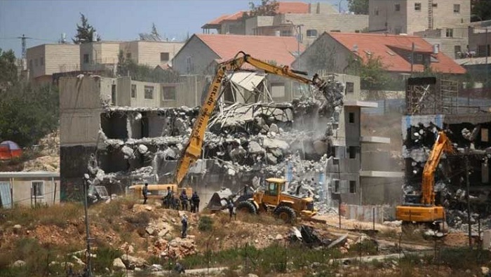Las fuerzas israelíes en Cisjordania demolieron cientos de viviendas de palestinos en 2019.