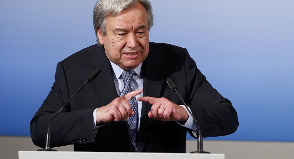 Secretario General de las Naciones Unidas António Guterres alerta sobre los desafíos para este 2020.