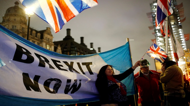 Manifestaciones en Reino Unido tras salida de la Unión Europea