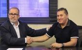 Laureano González, presidente de FVF, oficializa la contratación del DT portugués José Peseiro, como nuevo DT de la Vinotinto.