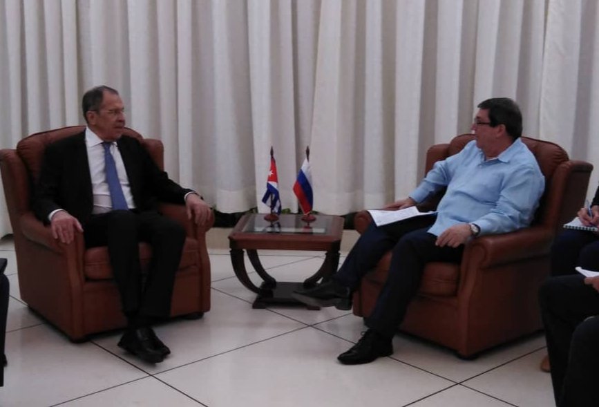 El canciller ruso Serguei Lavrov inició en Cuba una gira por América Latina.