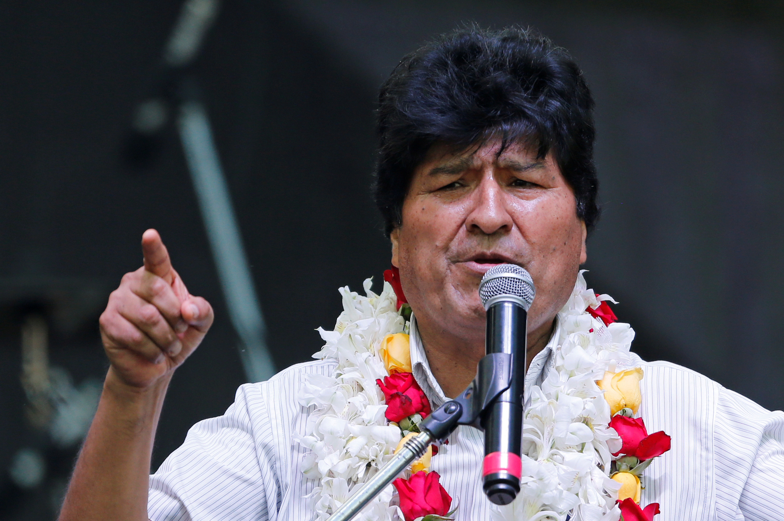 Evo Morales está exiliado como refugiado político en  Argentina, desde el 14 de diciembre.