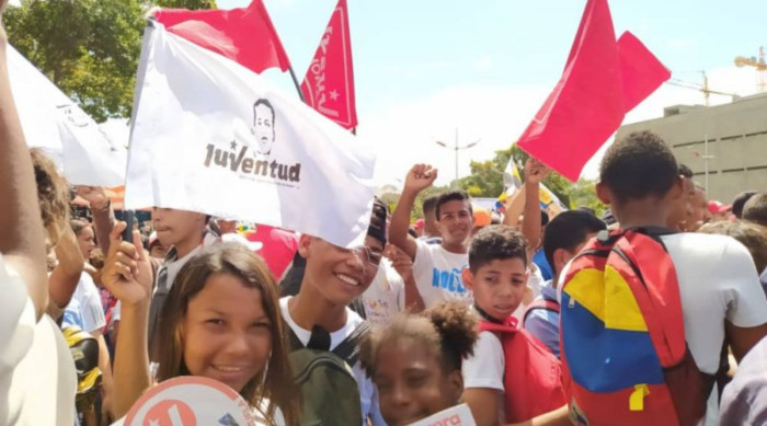 En la marcha se reafirma el compromiso hacia la lucha por la libertad de Venezuela