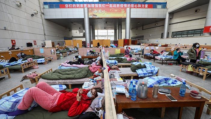 China ha construido instalaciones medicas para atender a los contagiados con el coronavirus.