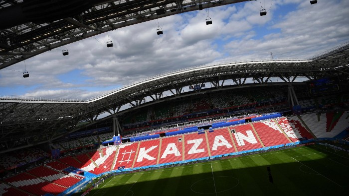 La capital república rusa de Tartaristán acogió anteriormente partidos del Mundial de Fútbol 2018.