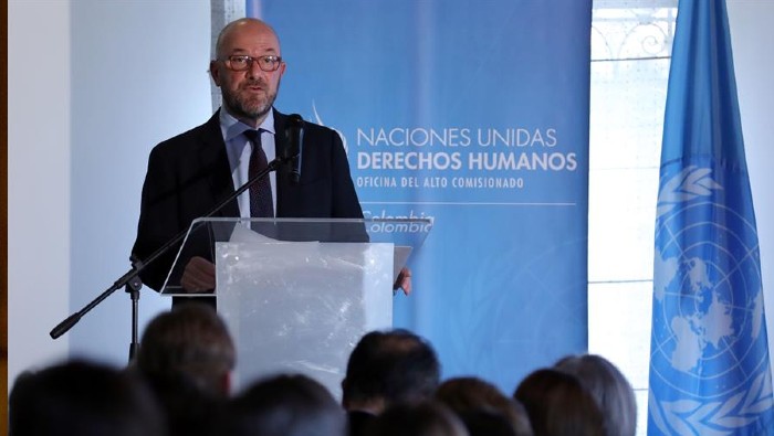 El representante de la Oficina de la Alta Comisionada de la ONU para los Derechos Humanos en Colombia, Alberto Brunori recalcó la situación de los líderes sociales en el país.