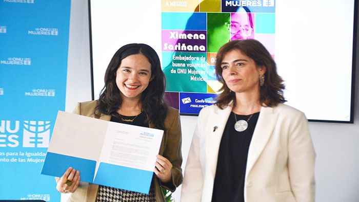 Ximena Sariñana difundirá durante dos años la voz de ONU-Mujeres en materia de género.