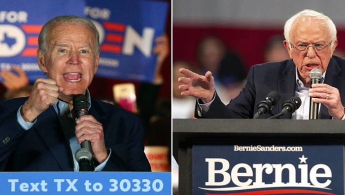 Bernie Sanders y Joe Biden lideran la lucha por la nominación del Partido Demócrata.