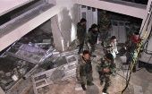 El Ejército sirio mantiene operaciones de seguridad en la zona azotada por la guerra.