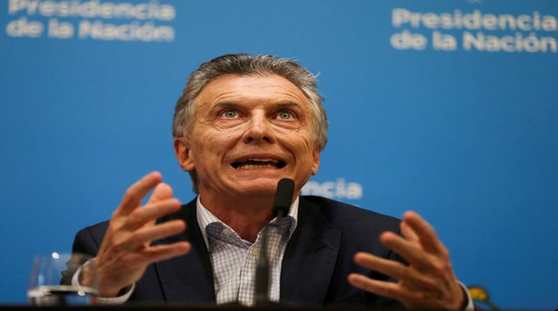 El expresidente de Argentina Mauricio Macri endeudó a Argentina con el FMI con 44.000 millones d/d a pagar entre 2022 y 2023.