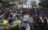 Salvadoreños volvieron a las calles en inconformidad contra el Gobierno de, Nayib Bukele, por la improvisación con la entrega de subsidios ante el Covid-19