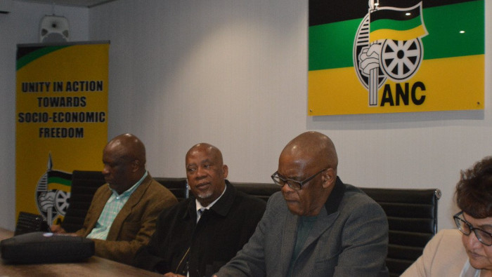 En la imagen de archivo, aparecen líderes del gobernante Congreso Nacional Africano (CNA) de Sudáfrica.