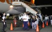 Los venezolanos que retornaron la noche del viernes se encontraban varados en EE.UU.