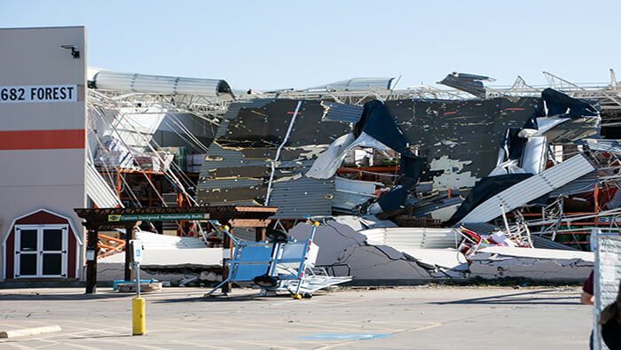 Los tornados dejaron cuantiosos daños materiales en el estado de Texas.