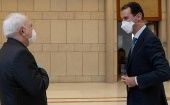 El canciller iraní mostró su apoyo a la lucha de Al Asad contra el terrorismo.
