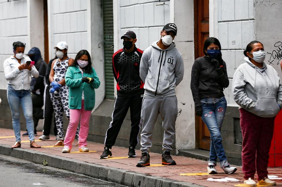 Ecuador es el tercer país de América con mayor cantidad de contagios.