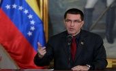El lider de la diplomacia venezolana, Jorge Arreaza, destacó que el encuentro tiene lugar en medio de las sanciones criminales que Estados Unidos aplica a ambos pueblos.