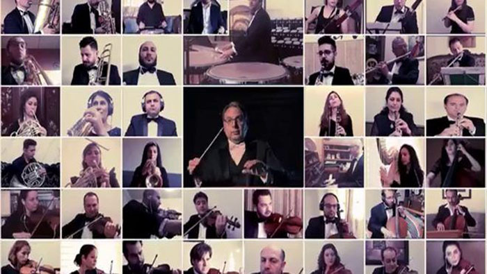La iniciativa de la Sinfónica Nacional de Siria se suma al conjunto de presentaciones musicales que han ofrecido distintos países por medio de la Internet.