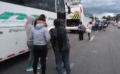 Civiles venezolanos en Colombia llevan ya varios días buscando retornar a su patria.