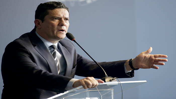 Sergio Moro lideró las investigaciones de la operación Lava Jato a través de las cual encarcelo al expresidente Luiz Inácio Lula da Silva.