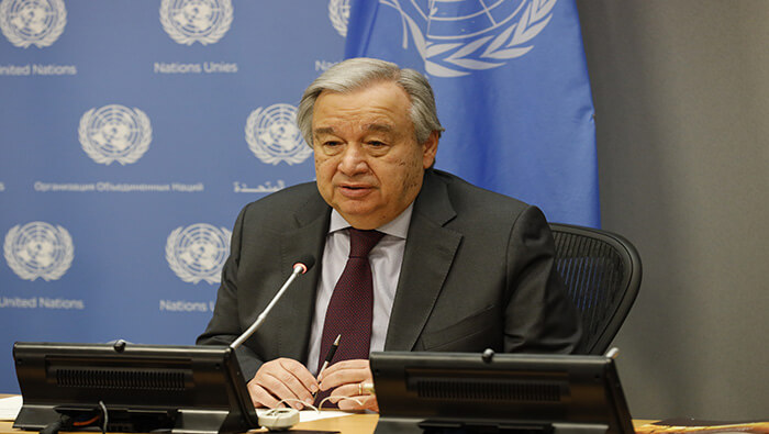 Antonio Guterres denunció que algunos países han responsabilizado a refugiados y como fuente del virus.