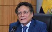 El contralor general de Ecuador, Pablo Celi, indicó que se ha entregado un informe de las auditorías a la Fiscalía General. 