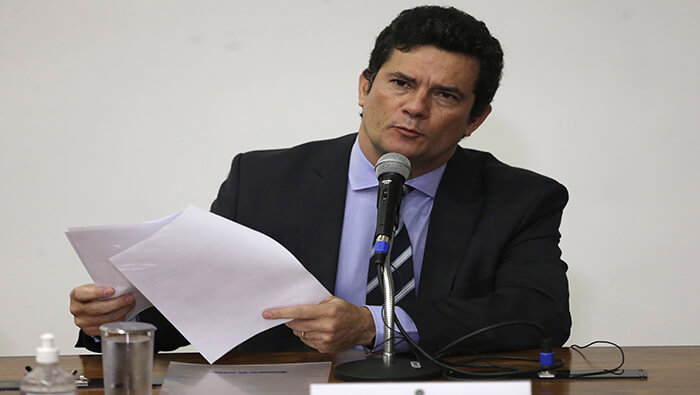 Sergio Moro lideró las investigaciones de la operación Lava Jato a través de las cual encarceló al expresidente Luiz Inácio Lula da Silva.