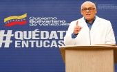 Rodríguez dijo que el Gobierno de Venezuela seguirá trabajando para mantener plana la curva de casos de Covid-19.