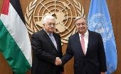 Guterres y Abbas sostuvieron una conversación telefónica en la que el diplomático portugués reiteró la postura invariable de la ONU hacia Palestina.