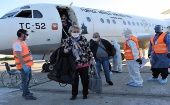 La Cancillería argentina destacó que los vuelos fueron acordados siguiendo estrictamente las medidas sanitarias para evitar la propagación del virus.
