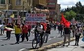 En varias ciudades del país se han efectuado protestas para rechazar el paquete económico que busca imponer el Gobierno.