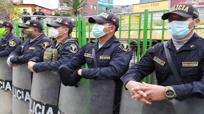 Un total de 8.310 agentes policiales han sido diagnosticados con la Covid-19 en Perú.