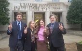 Este miércoles concluyó de manera satisfactoria el juicio contra los cuatro defensores de la Embajada de Venezuela en Washington.