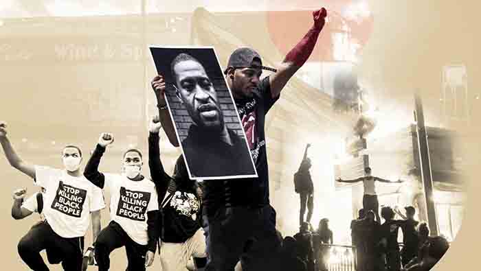 Tras el asesinato de Floyd, han estallado fuertes protestas en Estados Unidos.