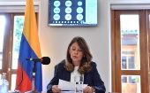 La vicepresidenta de Colombia, Marta Lucía Ramírez, ha negado las acusaciones en su contra. 