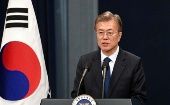 El mandatario surcoreano mantuvo una conversación con el exministro tras su dimisión al Ministerio de Unificación.