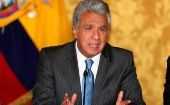 El presidente Lenín Moreno tiene una baja aceptación del 18.7 por ciento de los ecuatorianos.