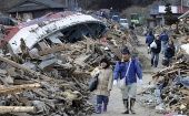 El área geográfica donde se ubica Japón posee una gran actividad sísmica. La foto corresponde al temblor de marzo de 2011, uno de los más devastadores que ha tenido el país.