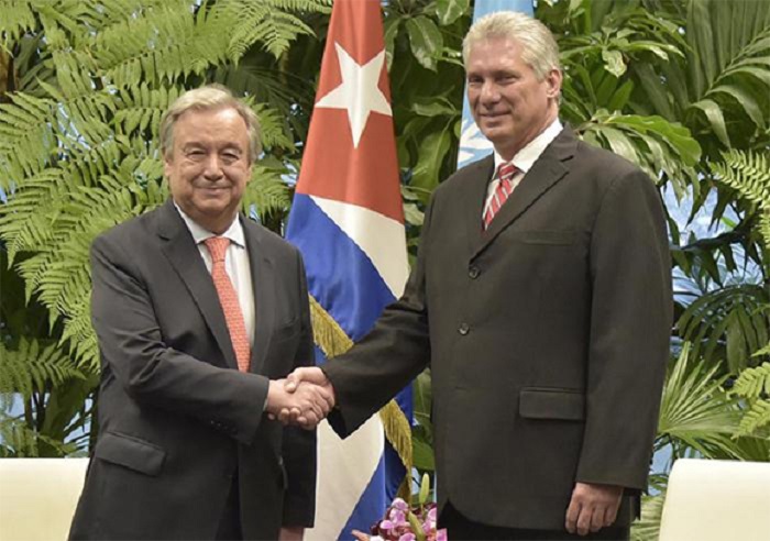 El mandatario cubano asegura que el enfrentamiento a las crisis generadas por la Covid-19 son parte de los desafíos globales que enfrenta la humanidad.