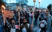 Los colombianos efectuaron la "marcha de las antorchas" en rechazo a los abusos cometidos por el Estado.
