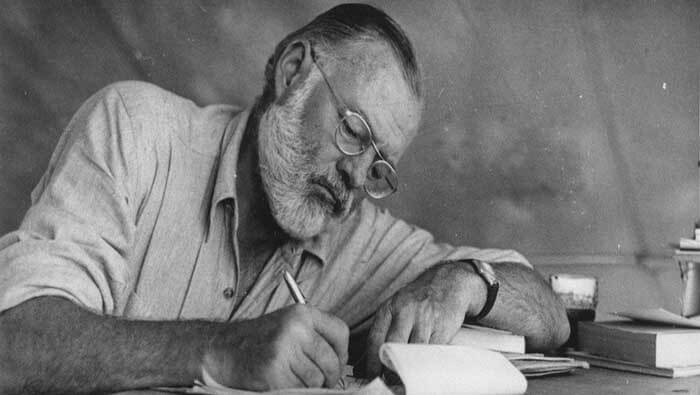 Ernest Hemingway es reconocido como uno de los mejores escritores estadounidenses del sigo XX.