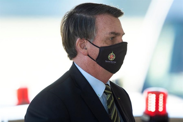 La semana pasada Bolsonaro anuló puntos de la ley sobre el uso obligatorio de la mascarilla en establecimientos y espacios públicos.